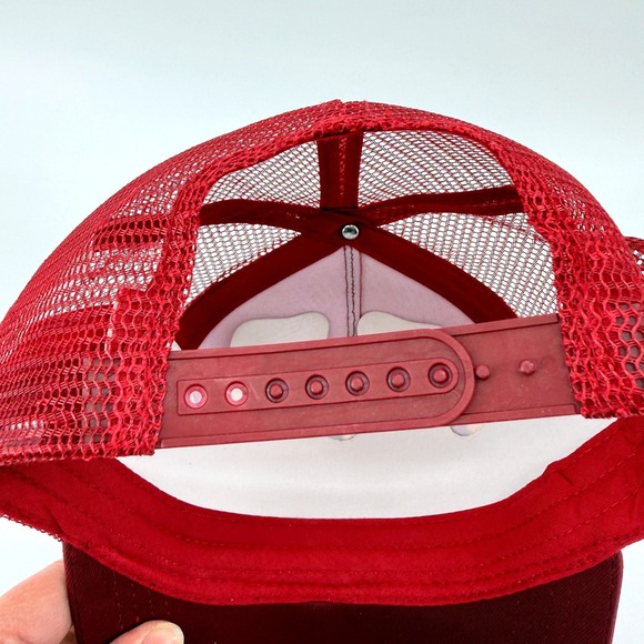 DODGE‎ x REASON Limited Edition Demon Car Trucker Hat Burgundy Mesh Snapback NEW - Picture 6 of 11